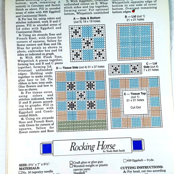 Plastic Canvas 1991 Calendar The Needlecraft Shop 12 Projects 28 Pages Vtg - Picture 15 of 16